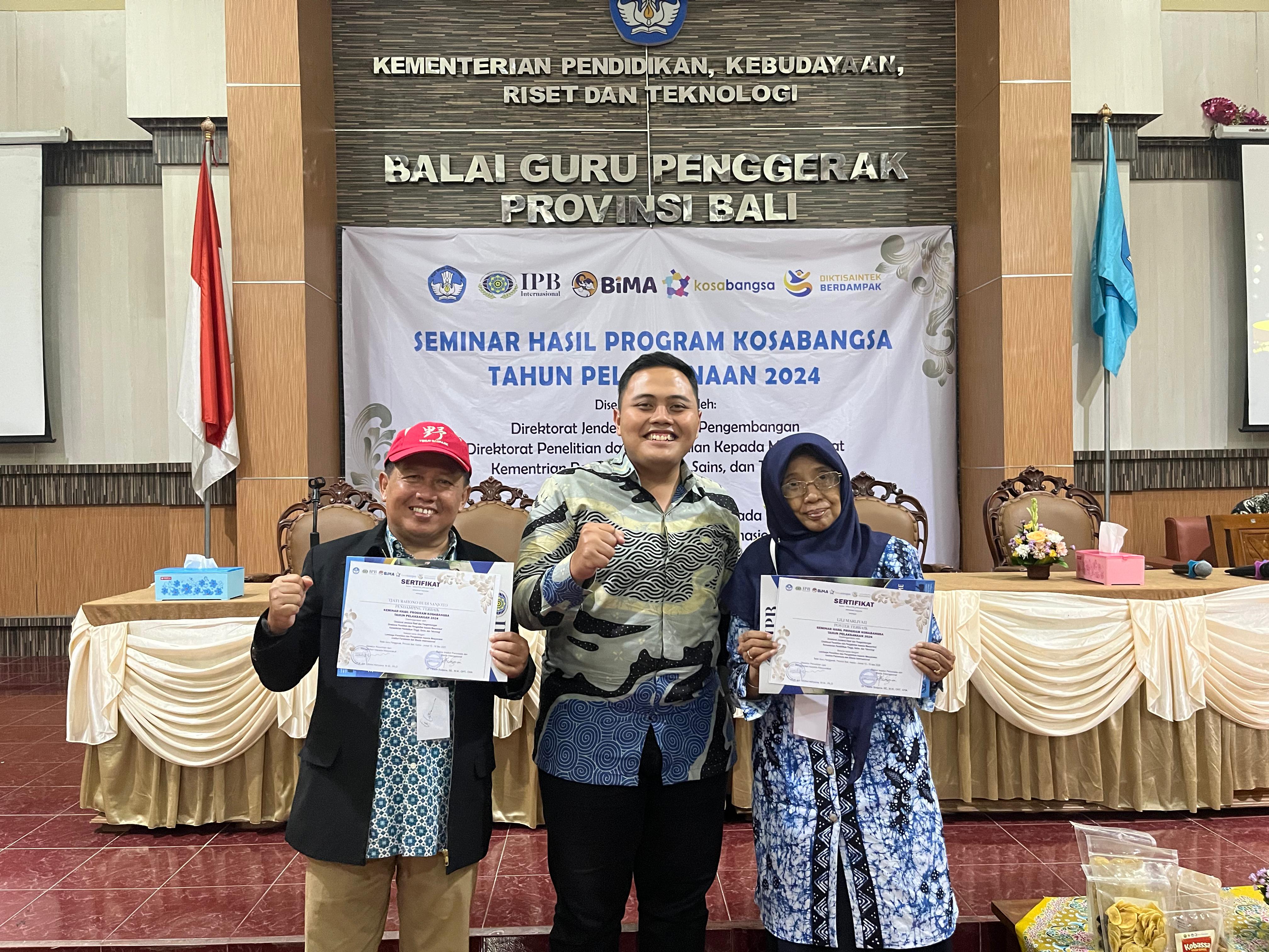 DOSEN UNISVET KEMBALI RAIH HASIL POSITIF 